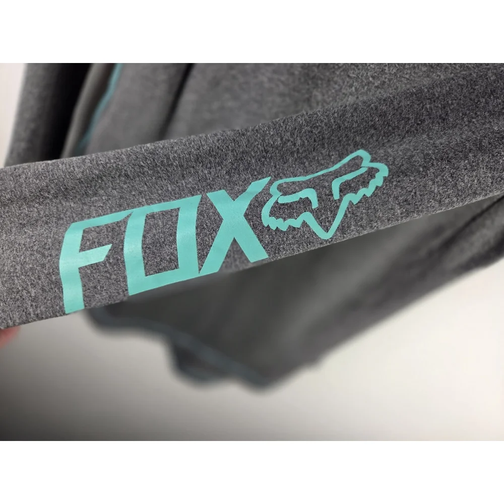 Fox Long Sleeves Light Hoodies XSmall Gray Pre-Owned - Picture 3 of 9
